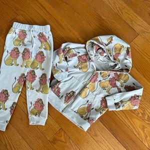 Lion Mini Rodini 2 Pc Set - Size 104/110 (US 3-5)